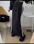 Winter Crop Jacket With Long Skirts